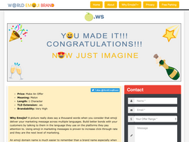 🍈.ws emoji domain screenshot