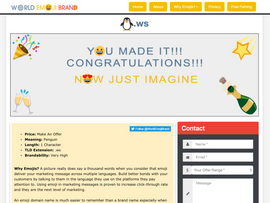 🐧.ws emoji domain screenshot