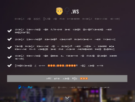 👱‍♀.ws emoji domain screenshot