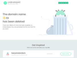🔆.to emoji domain screenshot