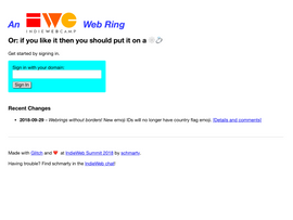 🕸💍.ws emoji domain screenshot